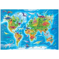 Legpuzzel Super Color Dinosaurus Map, 180st.>Clementoni New