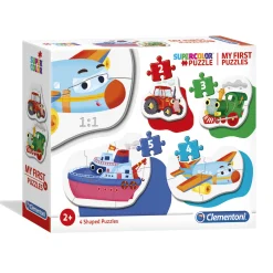 Mijn Eerste Puzzels - Voertuigen-Clementoni Discount
