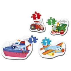 Mijn Eerste Puzzels - Voertuigen-Clementoni Discount