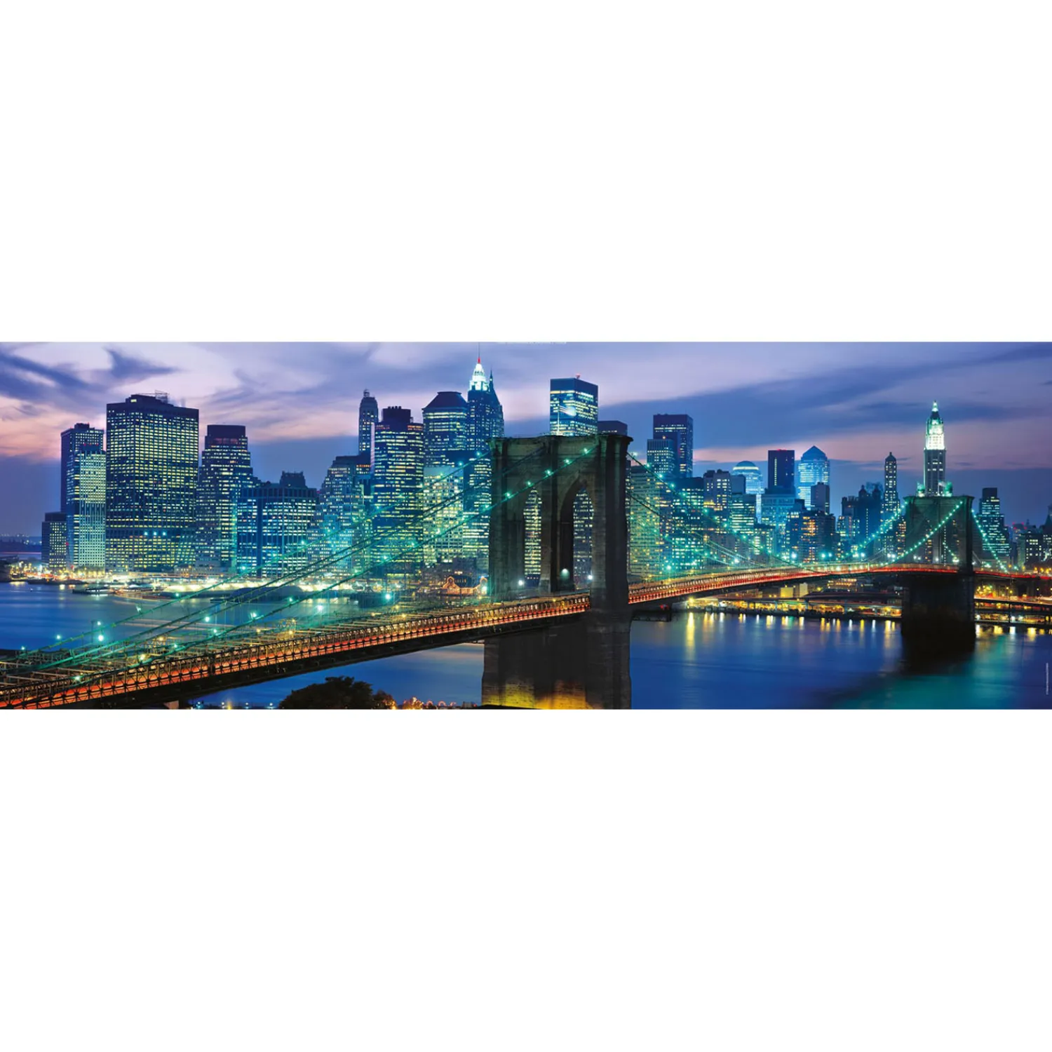 Panorama Puzzel New York Brooklyn Bridge, 1000st.-Clementoni Discount