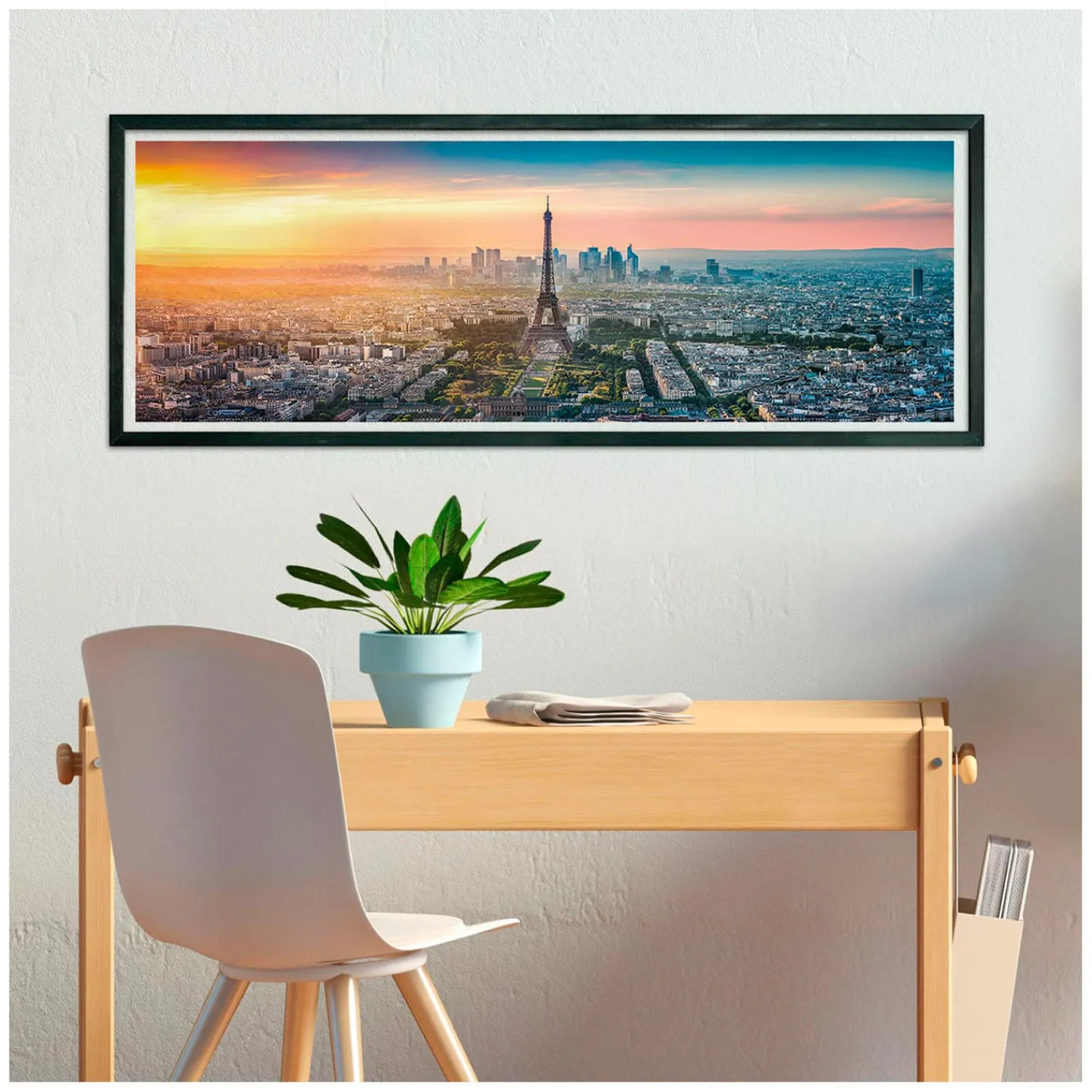 Panorama Puzzel Parijs, 1000st.-Clementoni Outlet