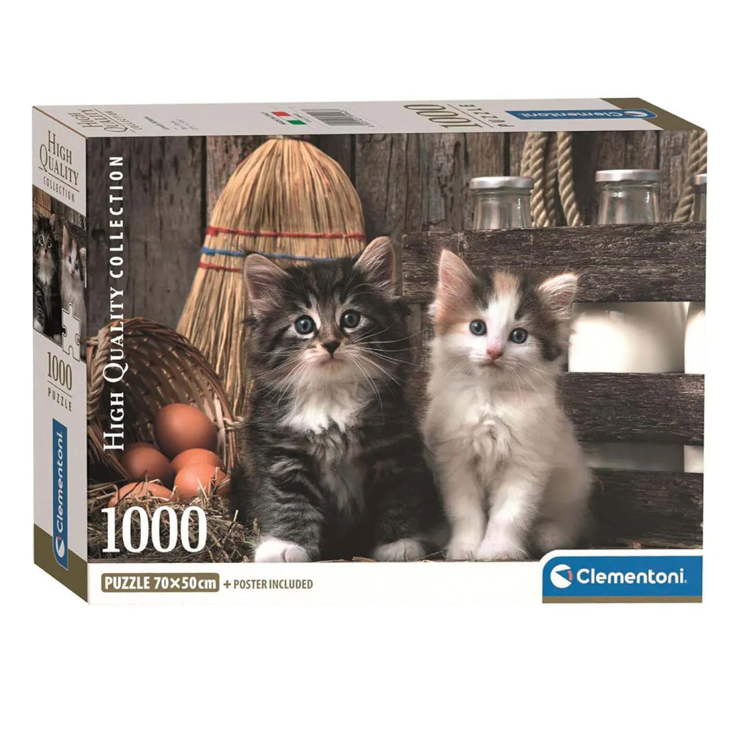 Clementoni Puzzel - Schattige Kittens, 1000st. Outlet