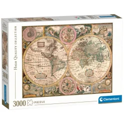 Puzzel Antieke Wereldkaart, 3000st.-Clementoni Best