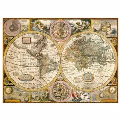 Puzzel Antieke Wereldkaart, 3000st.-Clementoni Best