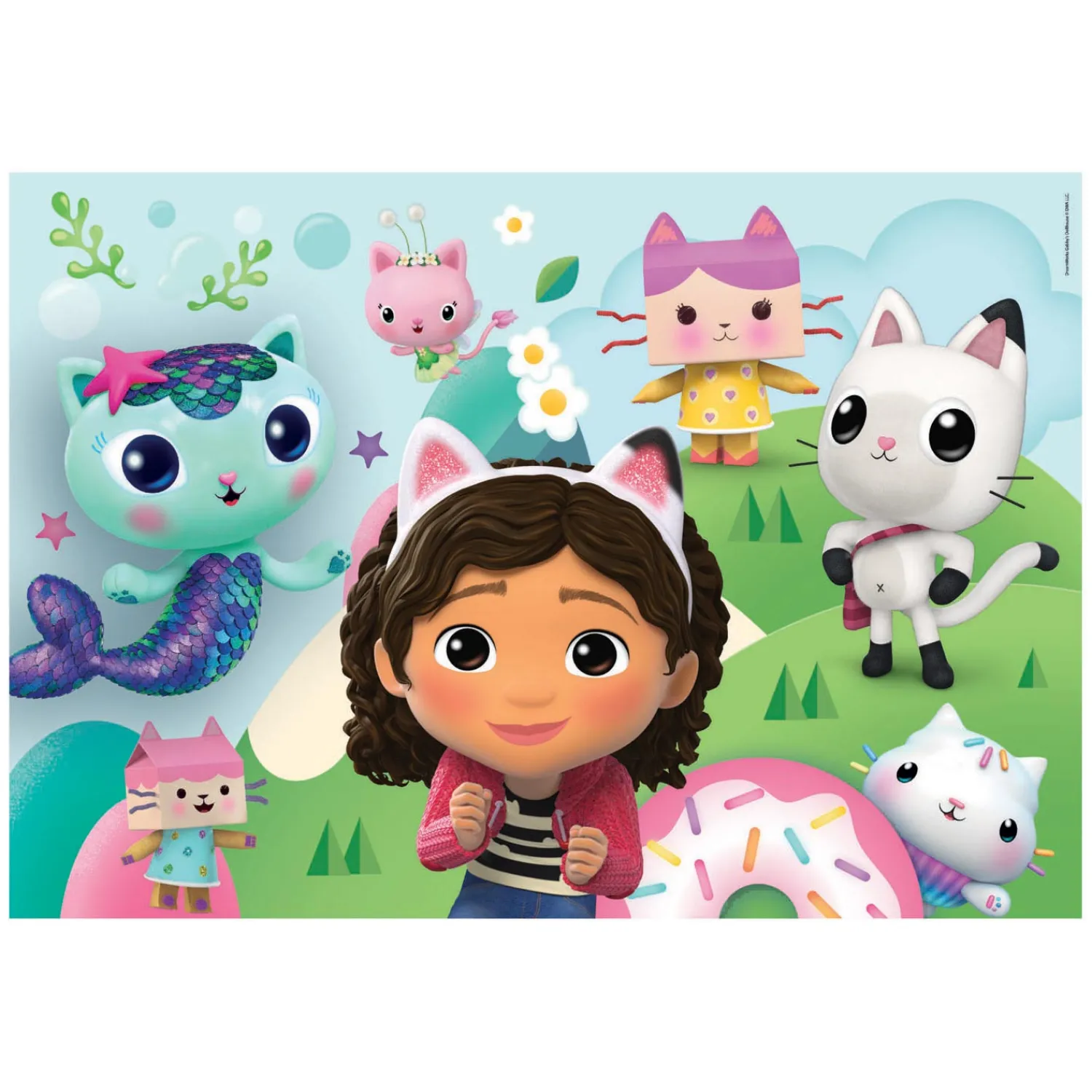 Puzzel Gabby's Poppenhuis, 2x60st.>Clementoni New