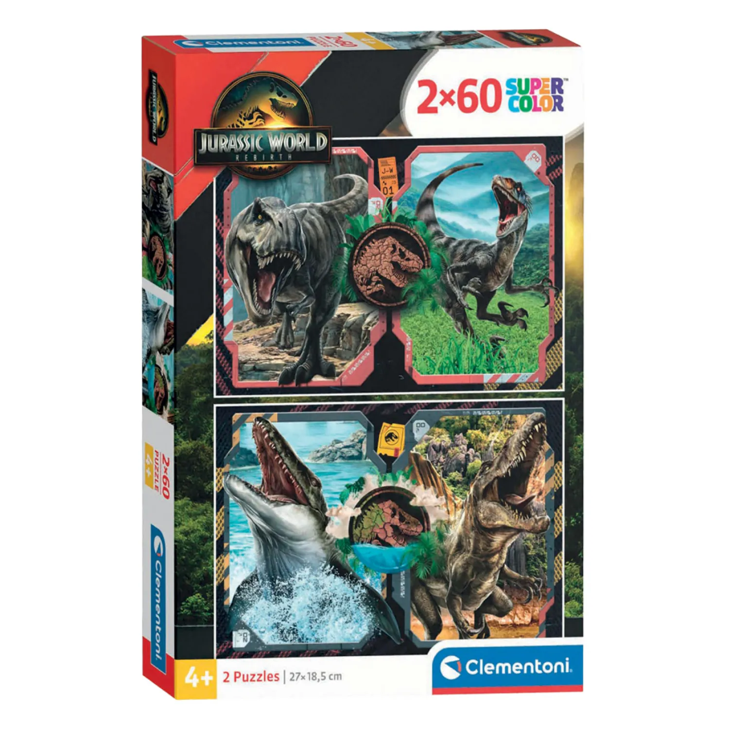 Puzzel Jurassic World, 2x60st.>Clementoni Outlet
