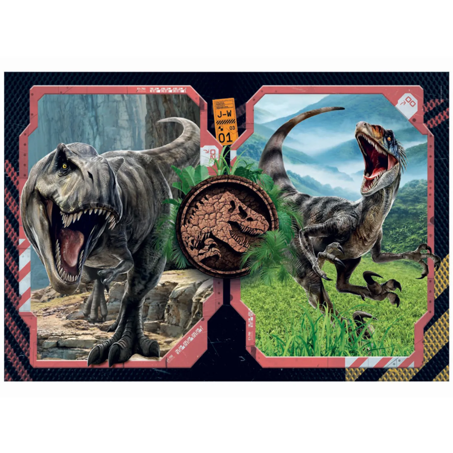 Puzzel Jurassic World, 2x60st.>Clementoni Outlet