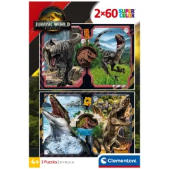 Puzzel Jurassic World, 2x60st.><noscript><img width=