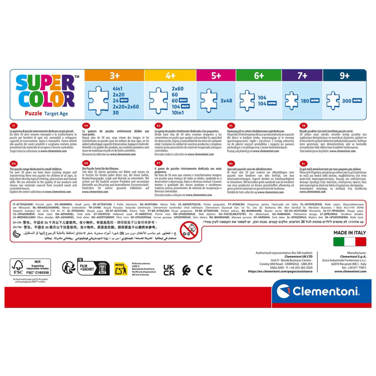 Puzzel Jurassic World, 2x60st.>Clementoni Outlet