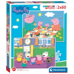 Puzzel Peppa Pig, 2x60st.>Clementoni New