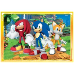 Puzzels Sonic, 4in1-Clementoni Hot