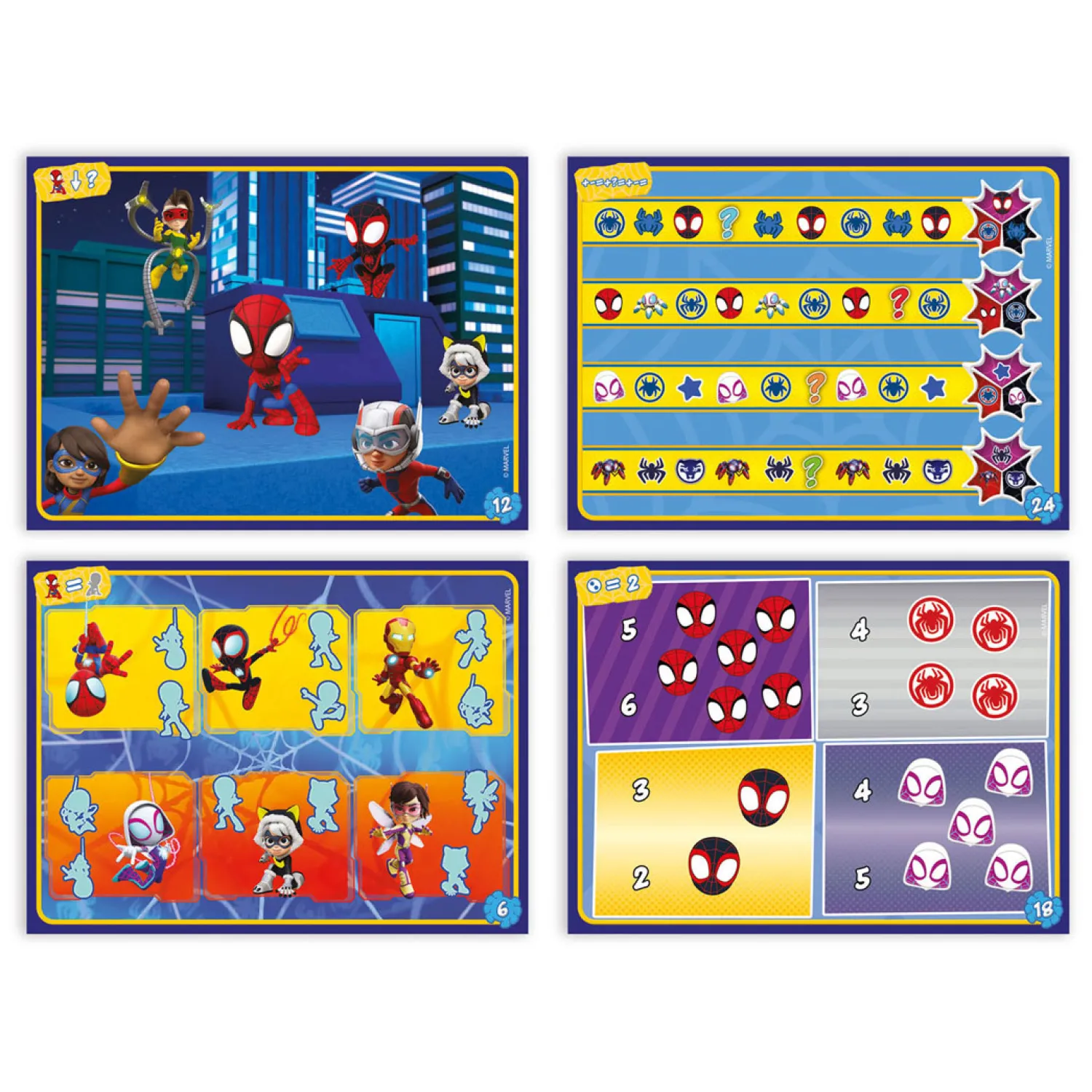 Quizzy Spel Spidey-Clementoni