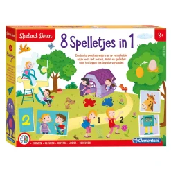 Clementoni Spelend Leren - 8 Spelletjes in 1