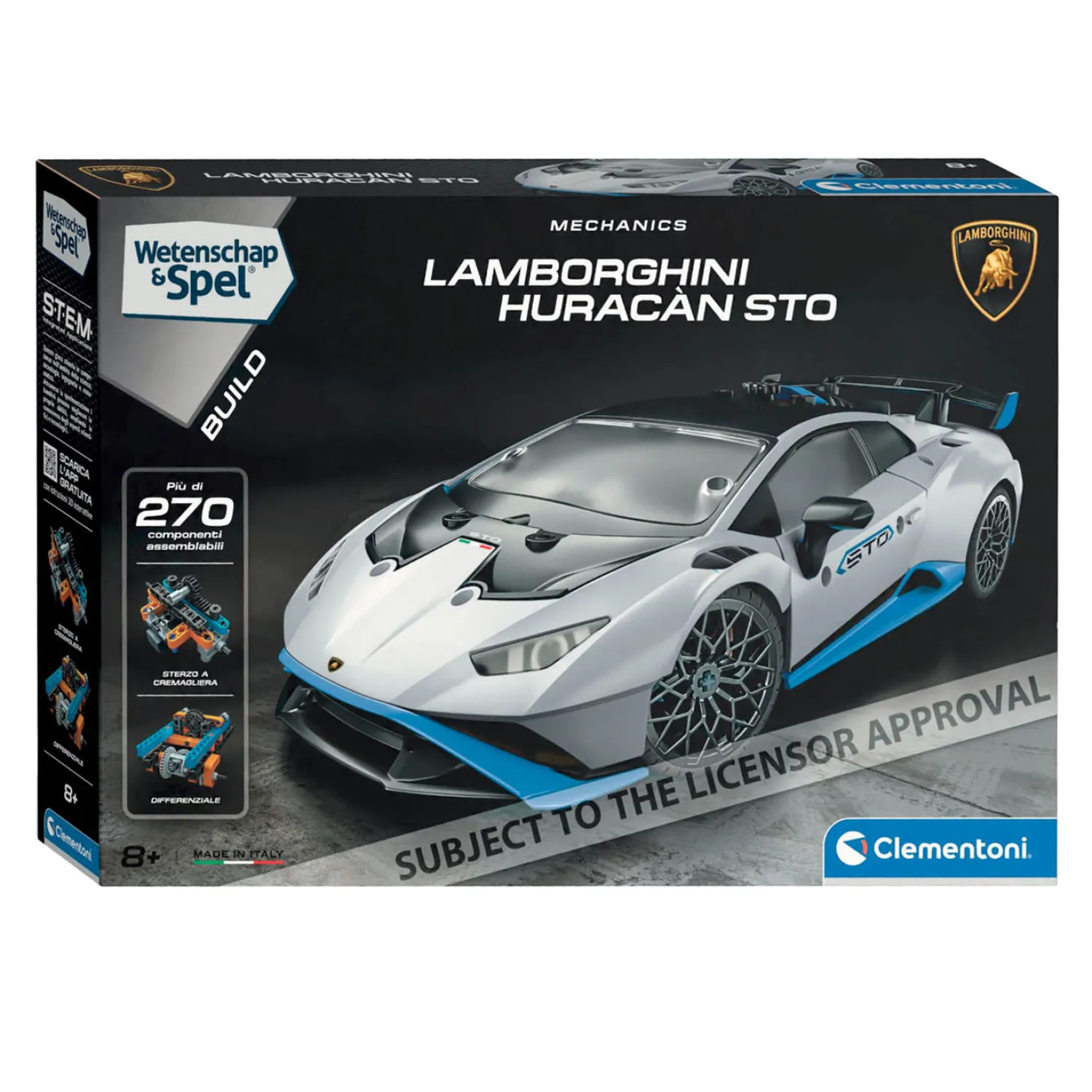Wetenschap en Spel - Mechanics Lamborghini Huracan Sto Bouwset - 270dlg.>Clementoni New