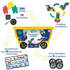 Clics Rolbox Bouwblokken - Bouwset 15in1 Outlet