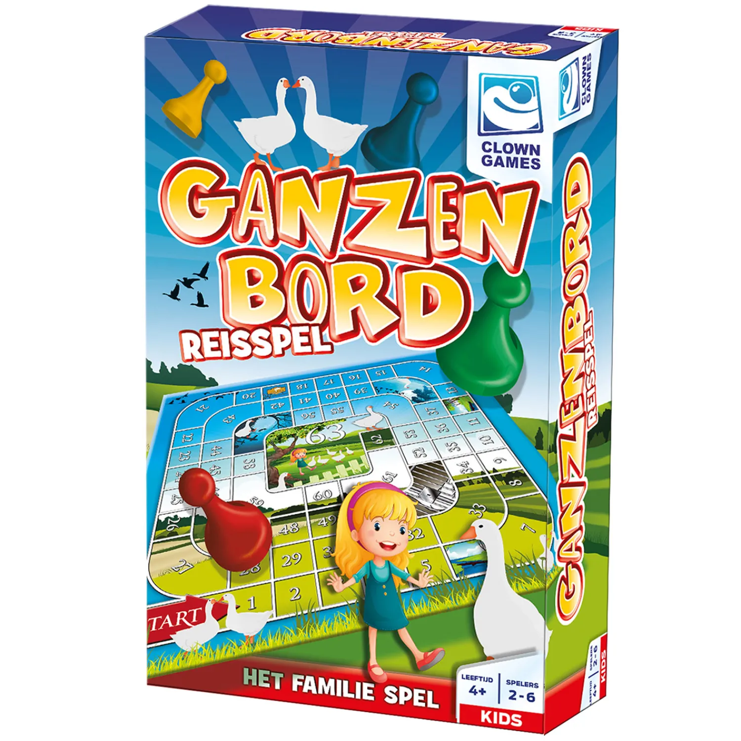 Clown Ganzenbord-Clown Games Best