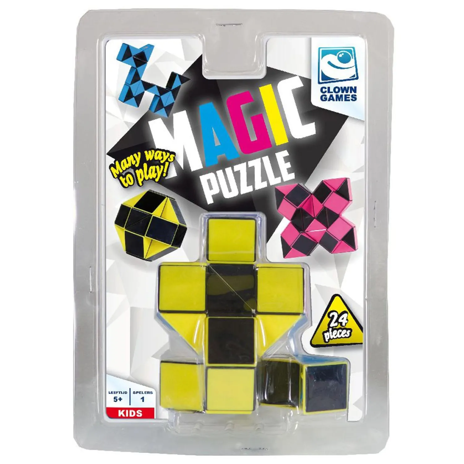 Clown Games Clown Magic Puzzel 3D, 24dlg. New
