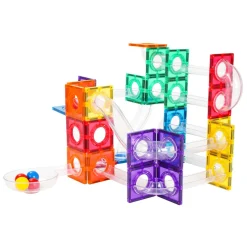 Knikkerbaan Magnetisch Bouwspeelgoed, 100dlg.-Coblo Clearance