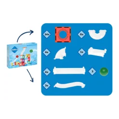 Knikkerbaan Uitbreidingsset Magnetisch Bouwspeelgoed,  35dlg.>Coblo Sale