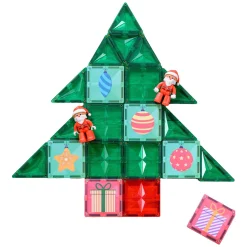 Magnetisch Bouwspeelgoed Adventskalender, 72dlg.>Coblo