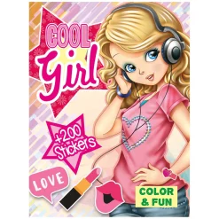 Color & Fun Girls Kleurboek met 200 Stickers-Boek Specials Nederland BV New