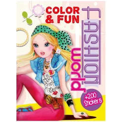 Color & Fun Girls Kleurboek met 200 Stickers-Boek Specials Nederland BV New
