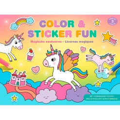 Deltas Color & Sticker Fun Magische Eenhoorns New