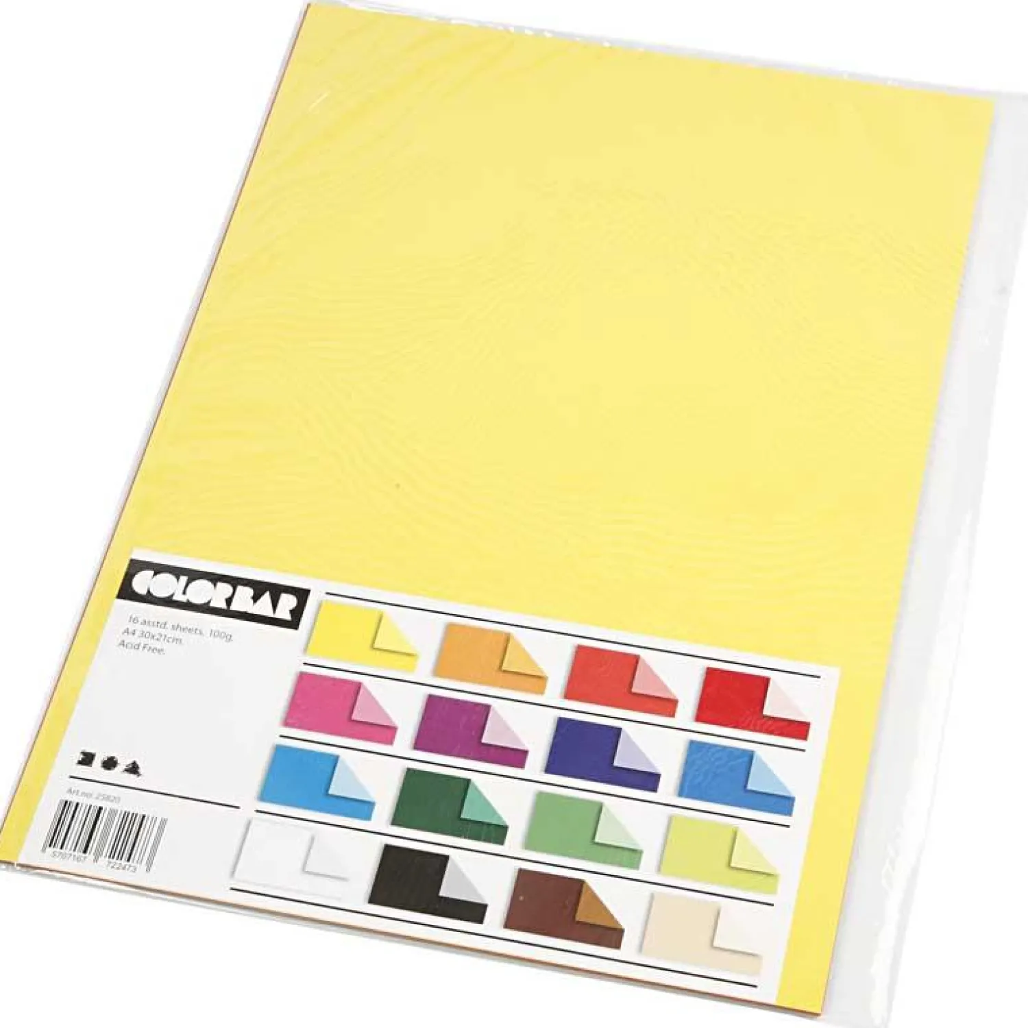Color Bar Papier Kleur A4 100gr, 16 Vellen>Creativ Company