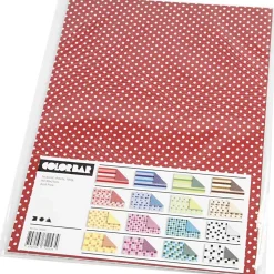 Creativ Company Color Bar Papier Print A4 100gr, 16 Vellen Hot