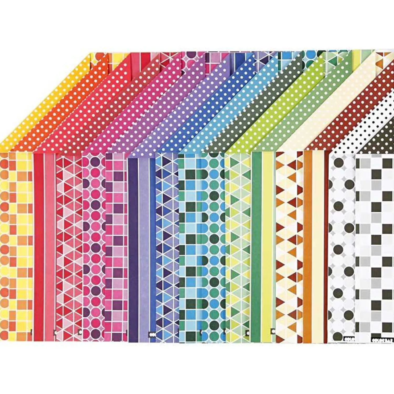 Creativ Company Color Bar Papier Print A4 100gr, 16 Vellen Hot