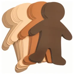 Colorations - Colours Like Me Grote Mensen Vormen, Set van 24 (4 Kleuren) Discount