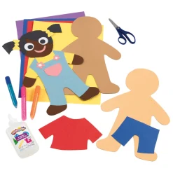 Colorations - Colours Like Me Grote Mensen Vormen, Set van 24 (4 Kleuren) Discount