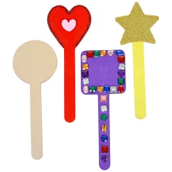 - DIY Houten Stokvormen 4 Designs, 20st.-Colorations New