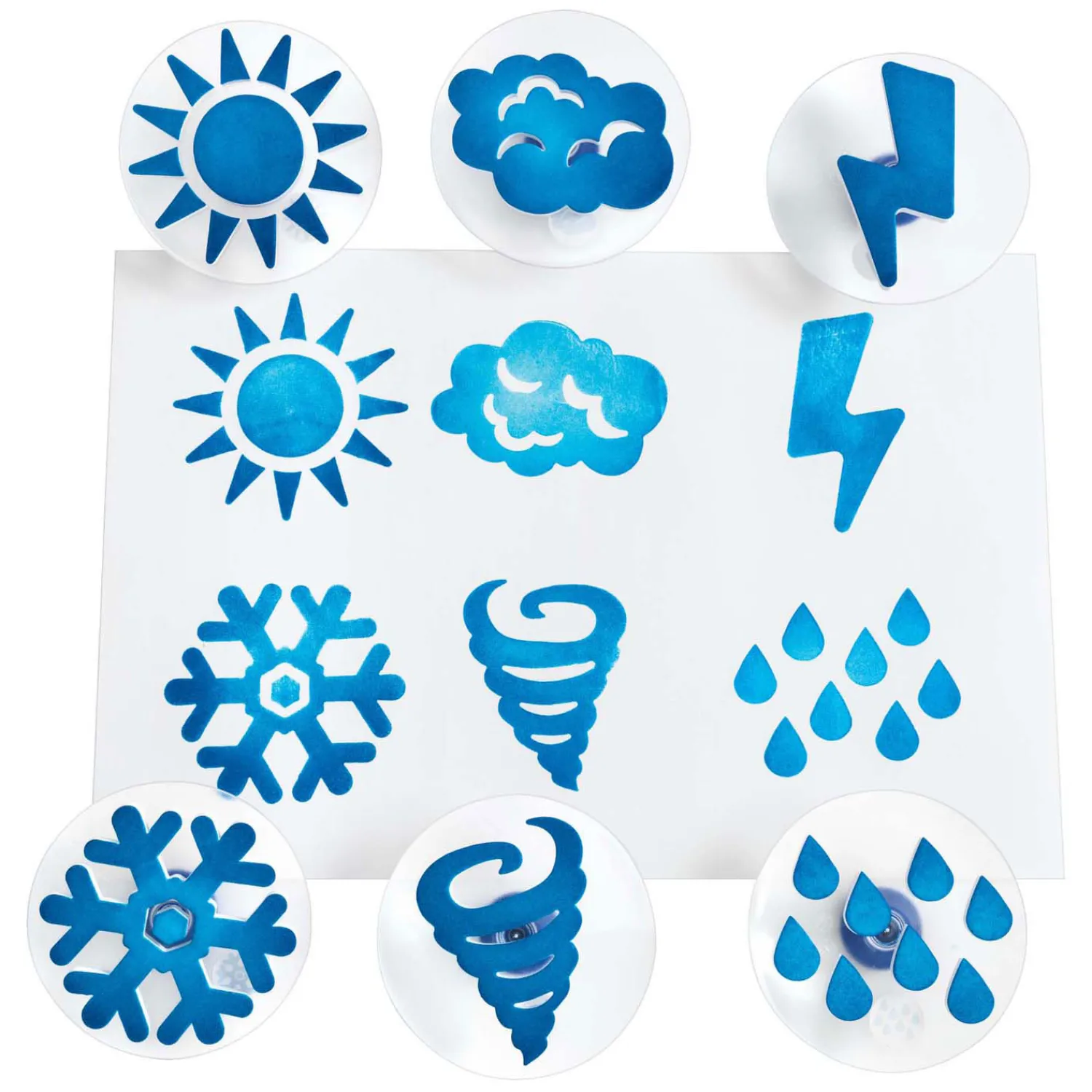 - Easy Grip Stempels Weer-Colorations