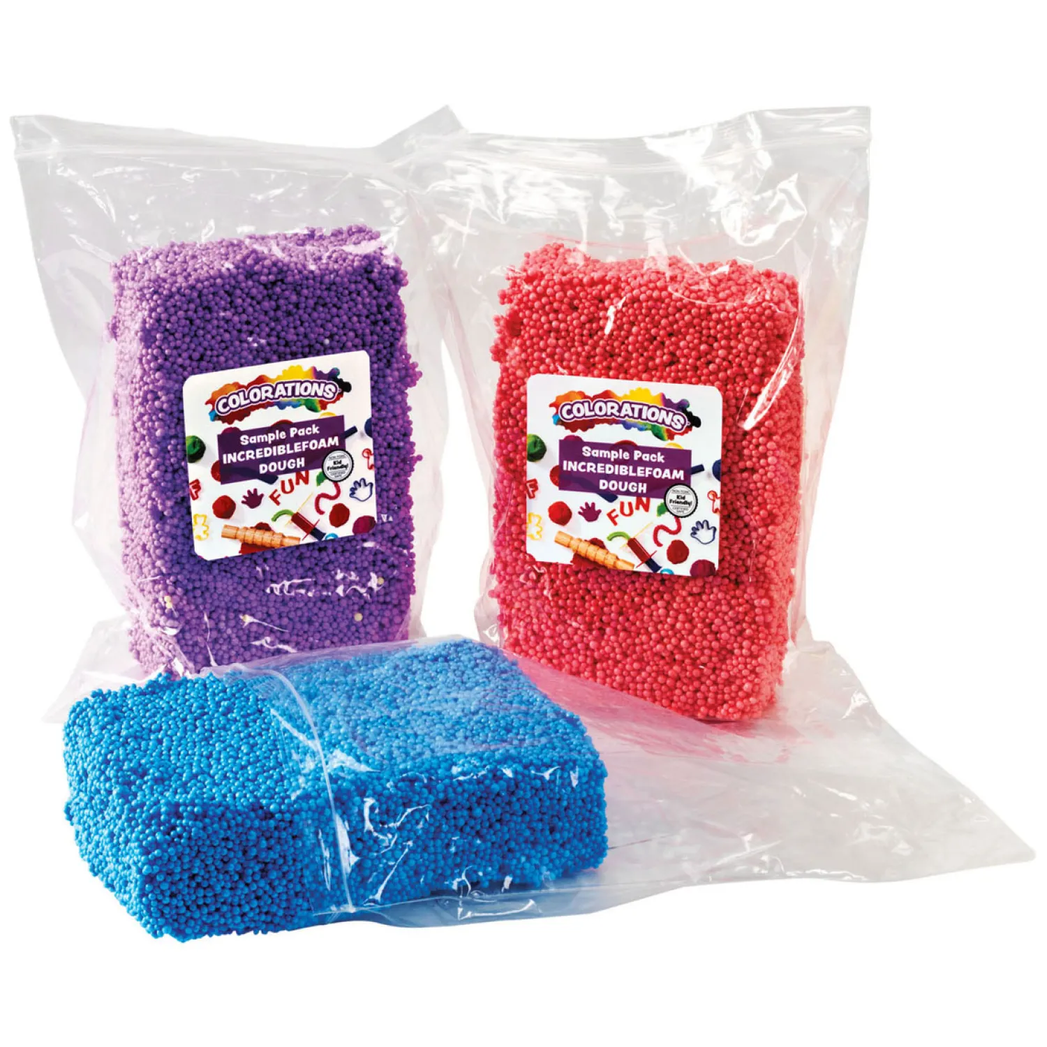 - Foam Klei Kleur, Set van 8>Colorations