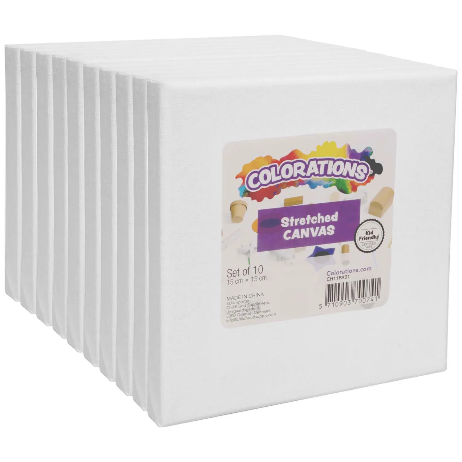 Colorations - Gespannen Canvas 10 x 10 cm, 10st. Online