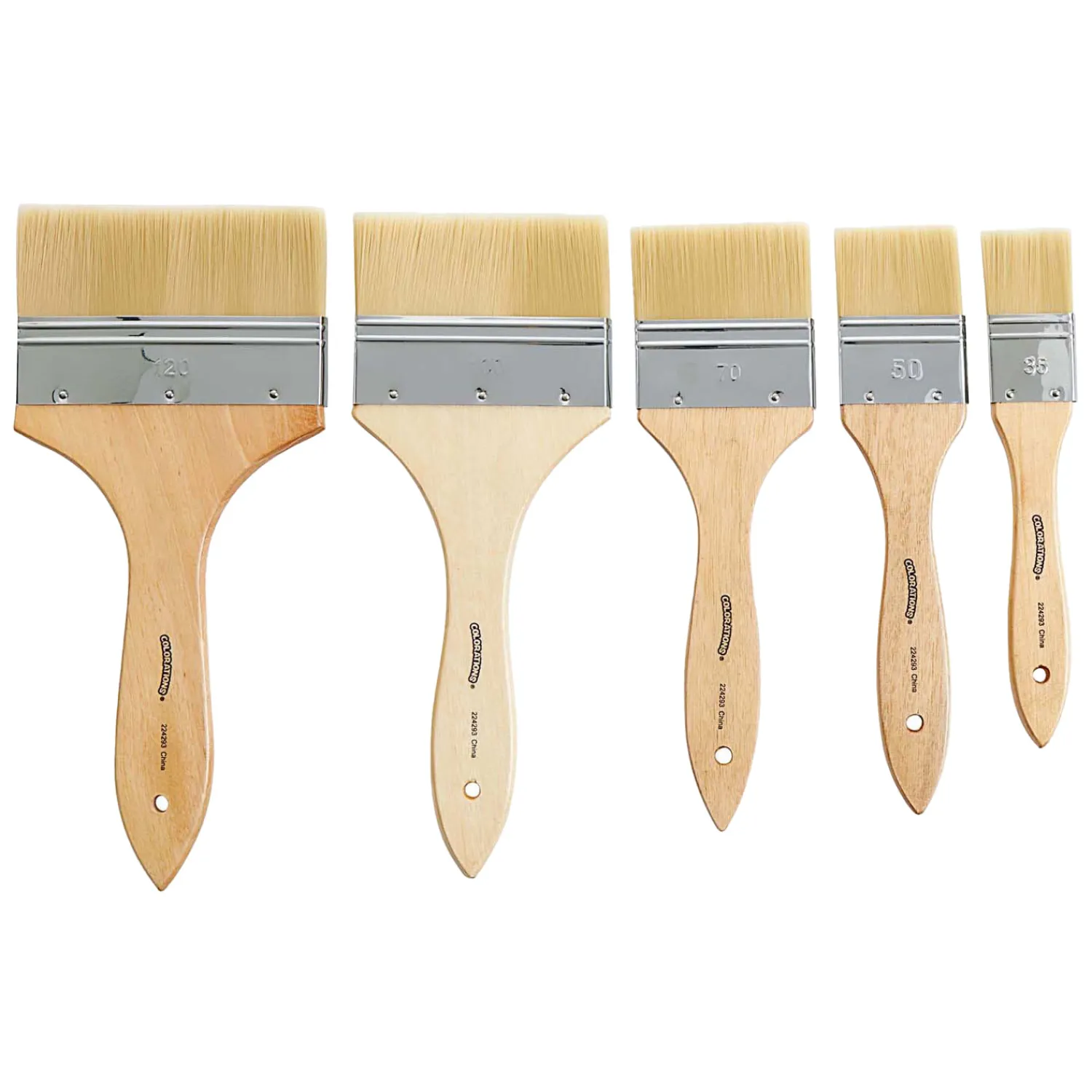 - Grote Aria Verfkwast, 5st.-Colorations Hot