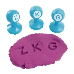 - Hoofdletters Klei Stempels, 26dlg.-Colorations Discount