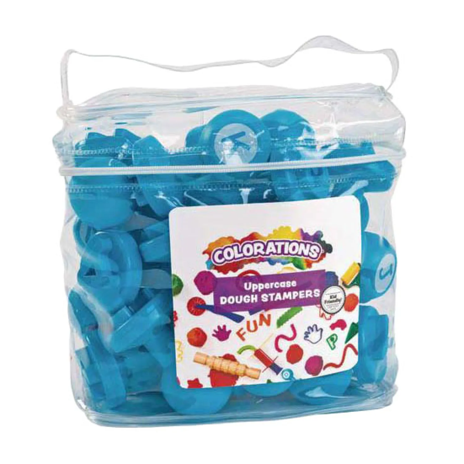 - Hoofdletters Klei Stempels, 26dlg.-Colorations Discount