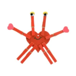 Colorations - Houten Hartornamenten Groot, 20st. New