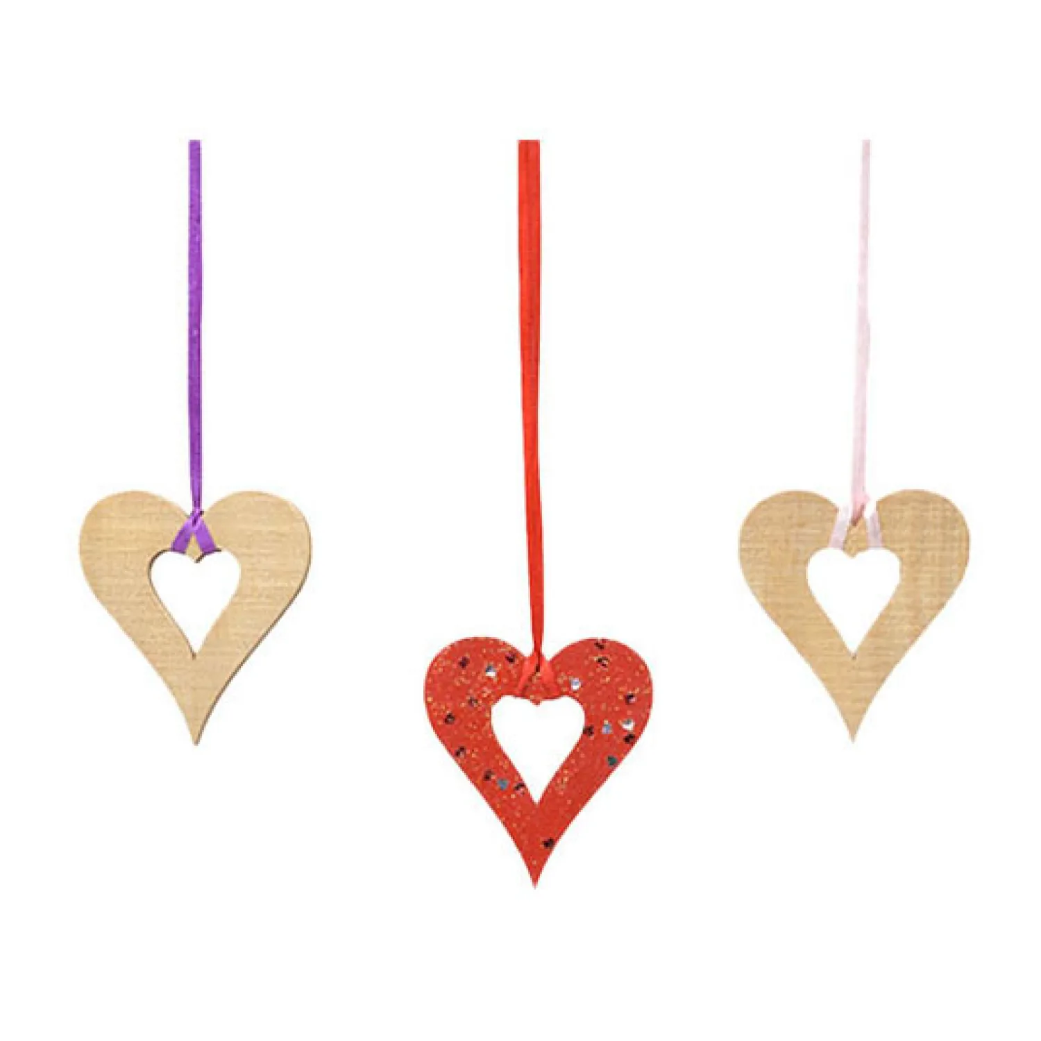 - Houten Hartversieringen Groot, 20st.>Colorations Online