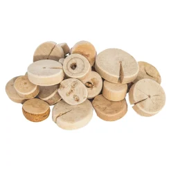 - Houtschijfjes Rond, 1kg-Colorations