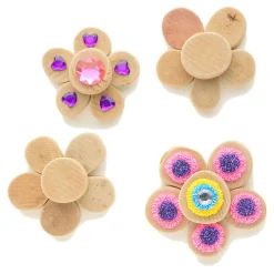 - Houtschijfjes Rond, 1kg-Colorations