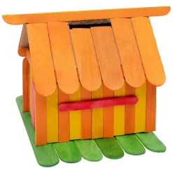 Colorations - Huisvormige Spaarpotten, 3st. Hot