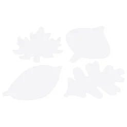 Colorations - Jumbo Knutsel Bladeren Karton, 24 stuks Clearance