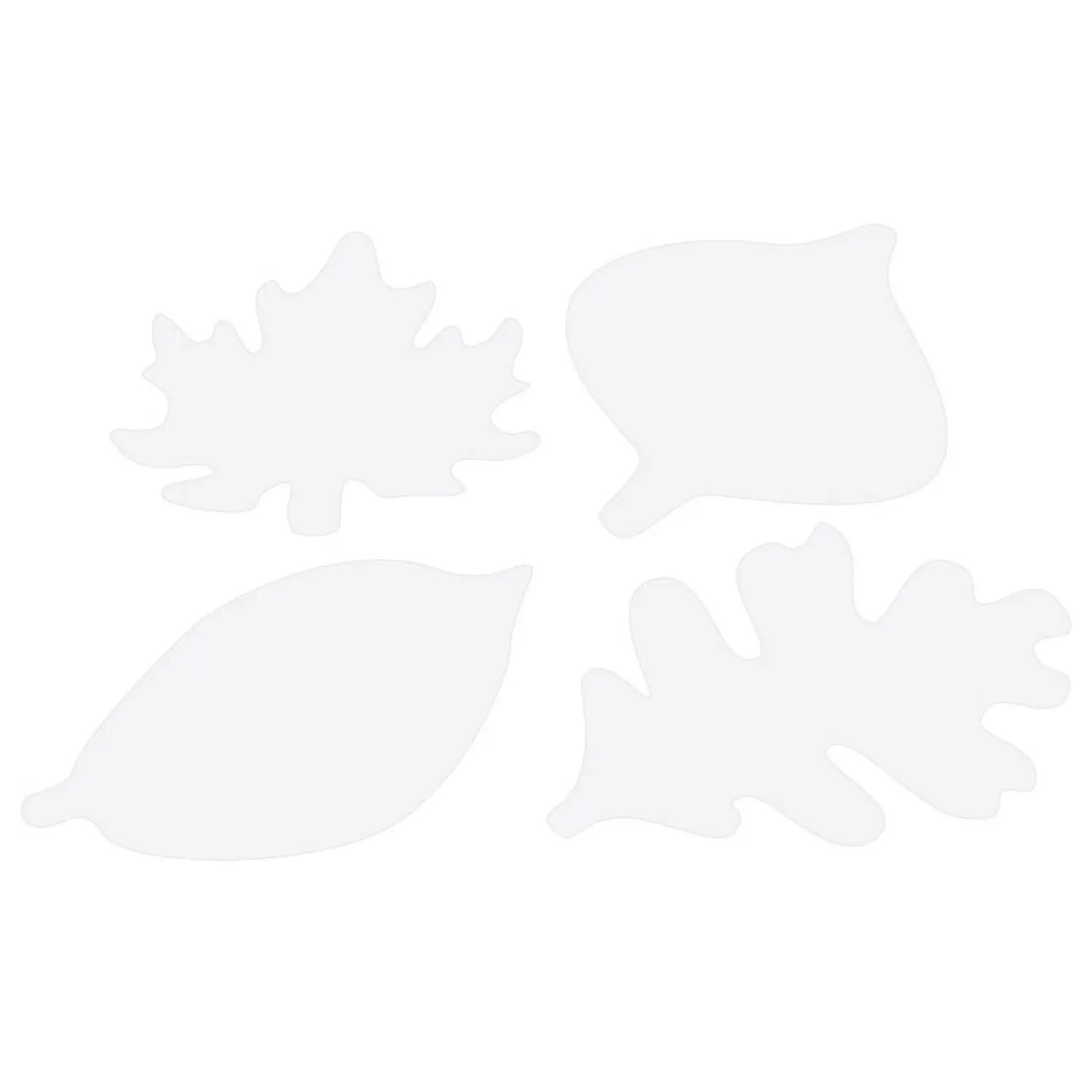 Colorations - Jumbo Knutsel Bladeren Karton, 24 stuks Clearance