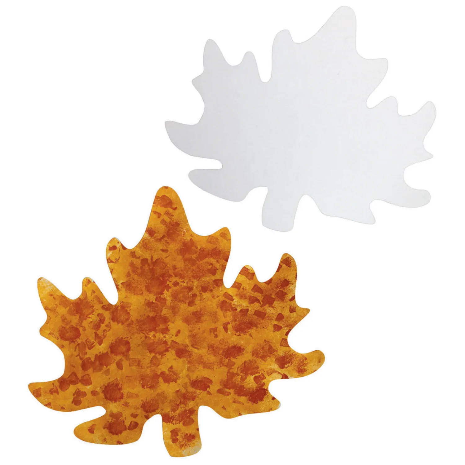 Colorations - Jumbo Knutsel Bladeren Karton, 24 stuks Clearance