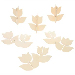 - Maak en Versier je eigen Houten Tulp, Set van 12>Colorations Best