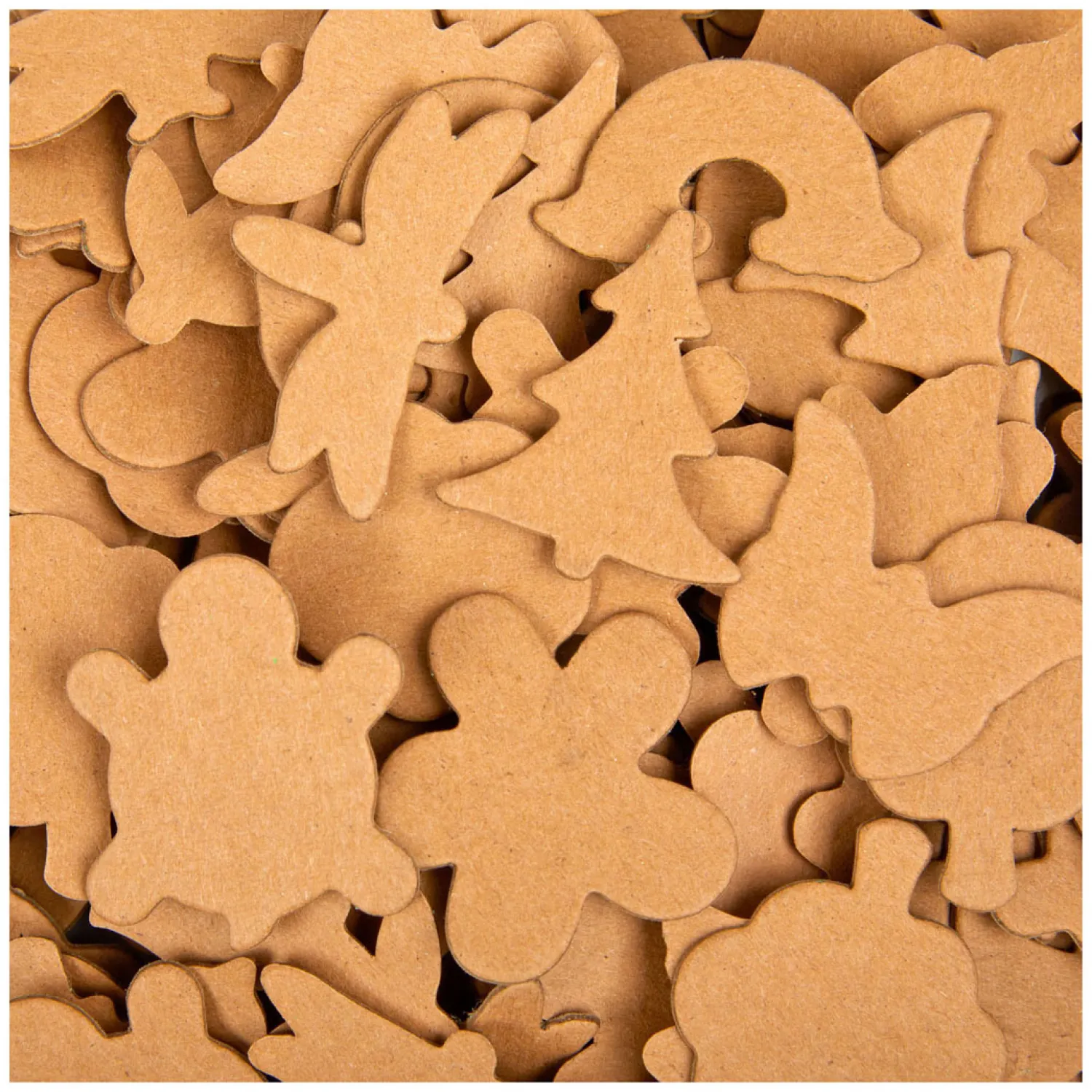 - Papieren Plakvormen Natuurlijke Tinten, 250st.-Colorations