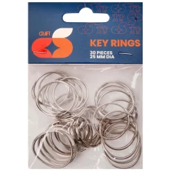 - Sleutelhangers 25 mm, 30st.-Colorations Hot